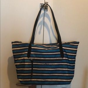 NWOT Cole Haan Parker Nylon Zip Top Shopper Tote